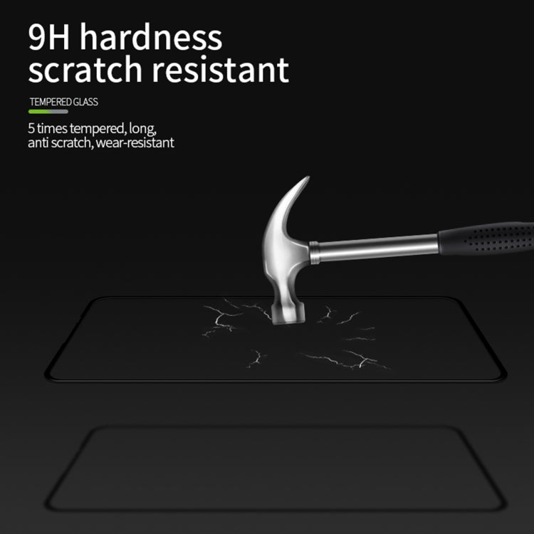 For OPPO A32 / A33 / A53 (2020) PINWUYO 9H 3D Curved Full Screen Explosion-proof Tempered Glass Film(Black) - OPPO Tempered Glass by PINWUYO | Online Shopping UK | buy2fix