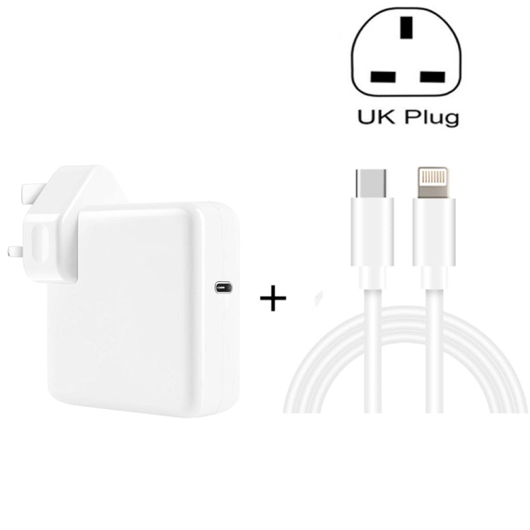 2 in 1 PD3.0 30W USB-C / Type-C Travel Charger with Detachable Foot + PD3.0 3A USB-C / Type-C to 8 Pin Fast Charge Data Cable Set, Cable Length: 1m, UK Plug - Mobile Accessories by buy2fix | Online Shopping UK | buy2fix