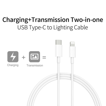 2 in 1 PD3.0 30W USB-C / Type-C Travel Charger with Detachable Foot + PD3.0 3A USB-C / Type-C to 8 Pin Fast Charge Data Cable Set, Cable Length: 2m, US Plug - Mobile Accessories by buy2fix | Online Shopping UK | buy2fix