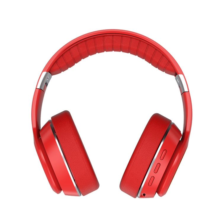 VJ320 Bluetooth 5.0 Head-mounted Foldable Wireless Headphones Support TF Card with Mic(Red) - Headset & Headphone by buy2fix | Online Shopping UK | buy2fix