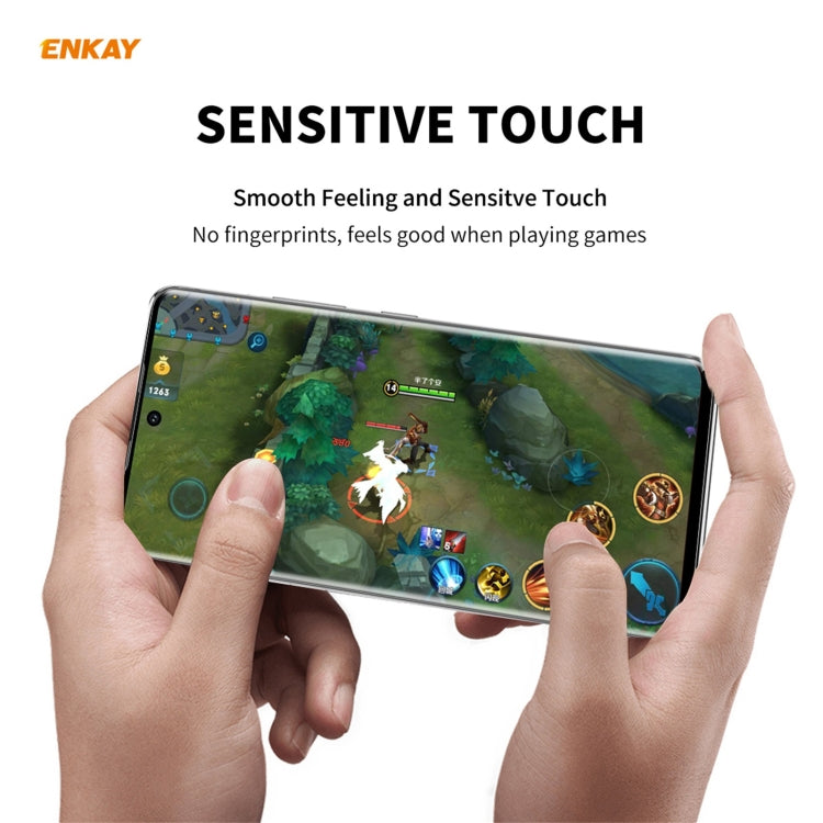 For Samsung Galaxy S21 Ultra 1pc ENKAY Hat-Prince 0.26mm 9H 3D Explosion-proof Full Screen Curved Heat Bending Tempered Glass Film - Galaxy Tempered Glass by ENKAY | Online Shopping UK | buy2fix