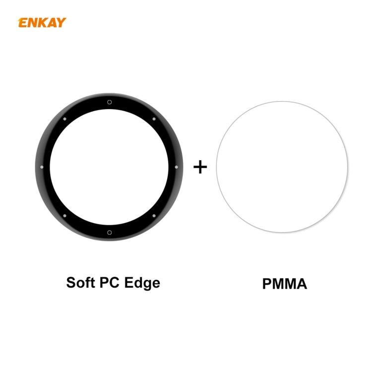 For Garmin Venu 2S / Vivoactive 4S 40mm 10 PCS ENKAY Hat-Prince 3D Full Screen Soft PC Edge + PMMA HD Screen Protector Film - Screen Protector by ENKAY | Online Shopping UK | buy2fix