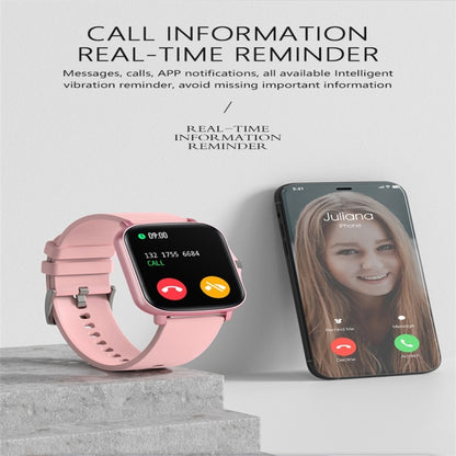 Y22 1.72inch Color Screen Smart Watch IP67 Waterproof,Support Heart Rate Monitoring/Blood Pressure Monitoring/Blood Oxygen Monitoring/Sleep Monitoring(Pink) - Smart Wear by buy2fix | Online Shopping UK | buy2fix