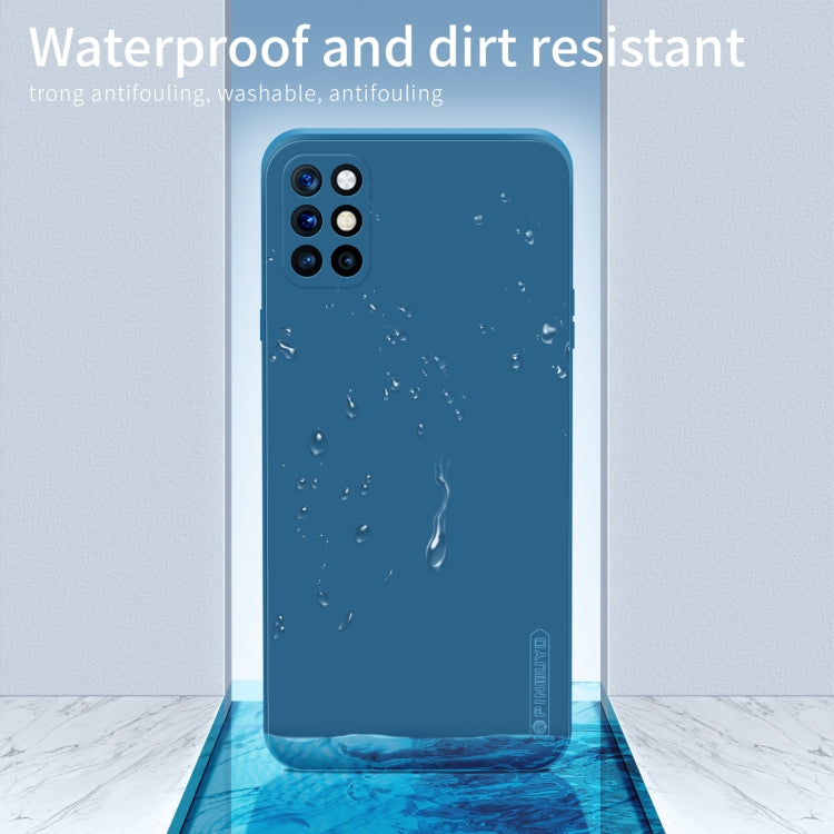 For OnePlus 8T PINWUYO Touching Series Liquid Silicone TPU Shockproof Case(Black) - OnePlus Cases by PINWUYO | Online Shopping UK | buy2fix