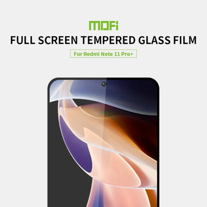 For Xiaomi Redmi Note 11 Pro MOFI 9H 2.5D Full Screen Tempered Glass Film(Black) -  by MOFI | Online Shopping UK | buy2fix