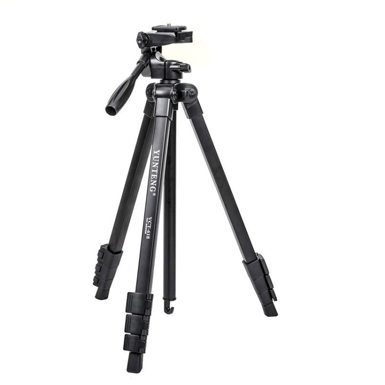 YUNTENG VCT-618 Aluminum Tripod Mount with Damping Head - Tripods by YUNTENG | Online Shopping UK | buy2fix