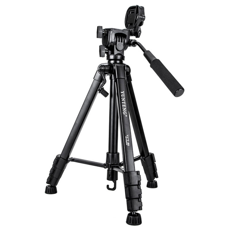 YUNTENG VCT-80 Aluminum Tripod Mount with Damping Ballhead - Tripods by YUNTENG | Online Shopping UK | buy2fix