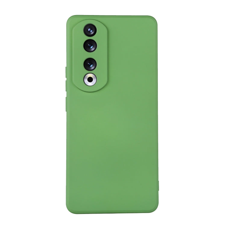 For Honor 90 ENKAY Hat-Prince Liquid Silicone Shockproof Soft Phone Case(Light Green) - Honor Cases by ENKAY | Online Shopping UK | buy2fix
