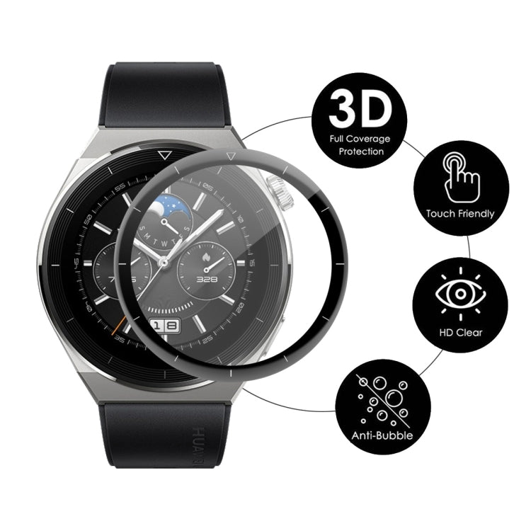 2 PCS For Huawei Watch GT 3 Pro 46mm ENKAY 3D Full Coverage Soft PC Edge + PMMA HD Screen Watch Film - Screen Protector by ENKAY | Online Shopping UK | buy2fix