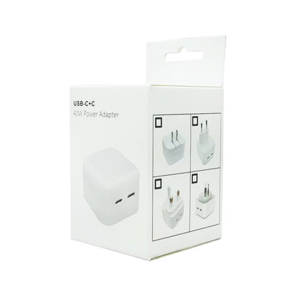 SDC-40W Dual PD USB-C / Type-C Charger for iPhone / iPad Series, EU Plug - Apple Accessories by buy2fix | Online Shopping UK | buy2fix