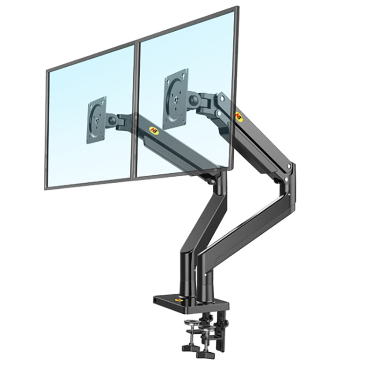 NORTH BAYOU NB G32 Aluminum Alloy Dual Monitor Mount Gas Spring Arm Full Motion Holder for 22- 32 inch LCD LED - Consumer Electronics by buy2fix | Online Shopping UK | buy2fix