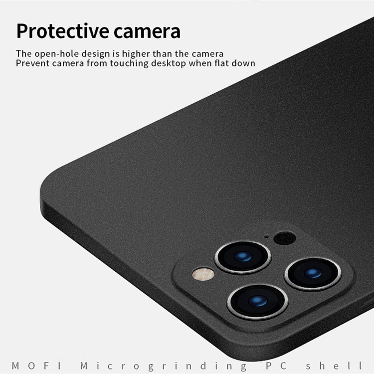 For iPhone 14 Pro Max MOFI Fandun Series Frosted PC Ultra-thin Phone Case(Black) - iPhone 14 Pro Max Cases by MOFI | Online Shopping UK | buy2fix