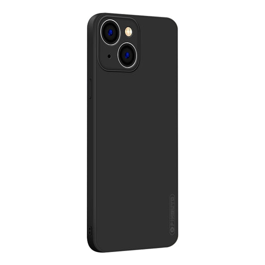 For iPhone 14 Plus PINWUYO Sense Series Liquid Silicone TPU Phone Case (Black) - iPhone 14 Plus Cases by PINWUYO | Online Shopping UK | buy2fix