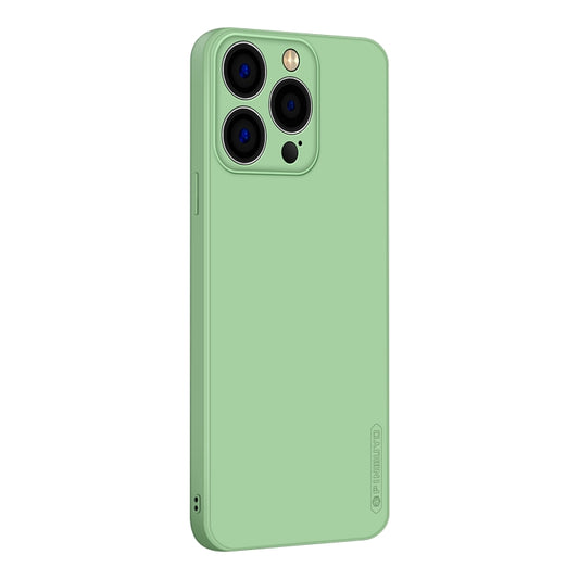 For iPhone 14 Pro Max PINWUYO Sense Series Liquid Silicone TPU Phone Case (Green) - iPhone 14 Pro Max Cases by PINWUYO | Online Shopping UK | buy2fix