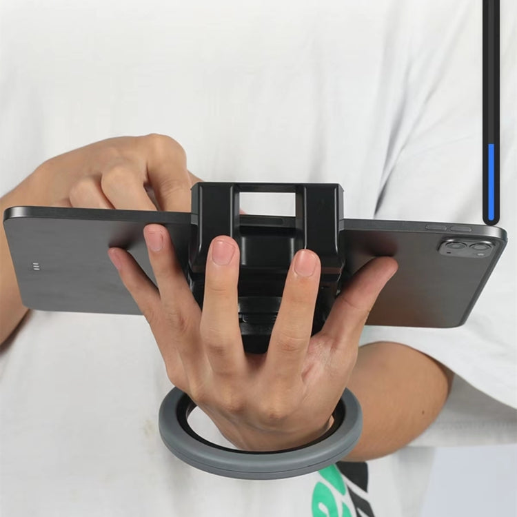 6.1-12.9 Inch Mobile Phone Tablet Desktop Portable Folding Universal Retractable Rotating Portable Bracket - Desktop Holder by buy2fix | Online Shopping UK | buy2fix