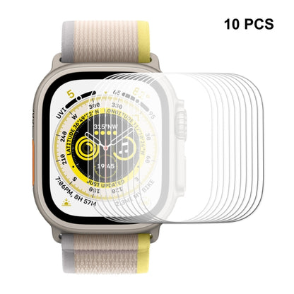 For Apple Watch Ultra / Ultra 2 / Ultra 3 49mm 10pcs ENKAY 0.2mm 9H Tempered Glass Watch Film - Others by ENKAY | Online Shopping UK | buy2fix