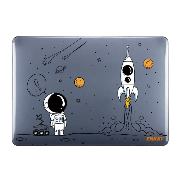 For MacBook Air 13.3 2020 A2179/A2337 ENKAY Hat-Prince 3 in 1 Spaceman Pattern Laotop Protective Crystal Case with TPU Keyboard Film / Anti-dust Plugs, Version:EU(Spaceman No.1) - MacBook Air Cases by ENKAY | Online Shopping UK | buy2fix