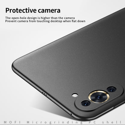 For Huawei Nova 10 Pro MOFI Fandun Series Frosted PC Ultra-thin Phone Case(Black) - Huawei Cases by MOFI | Online Shopping UK | buy2fix