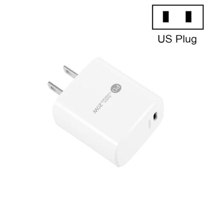 PD11 Mini Single Port PD3.0 USB-C / Type-C 20W Fast Charger for iPhone / iPad Series, US Plug(White) - USB Charger by buy2fix | Online Shopping UK | buy2fix