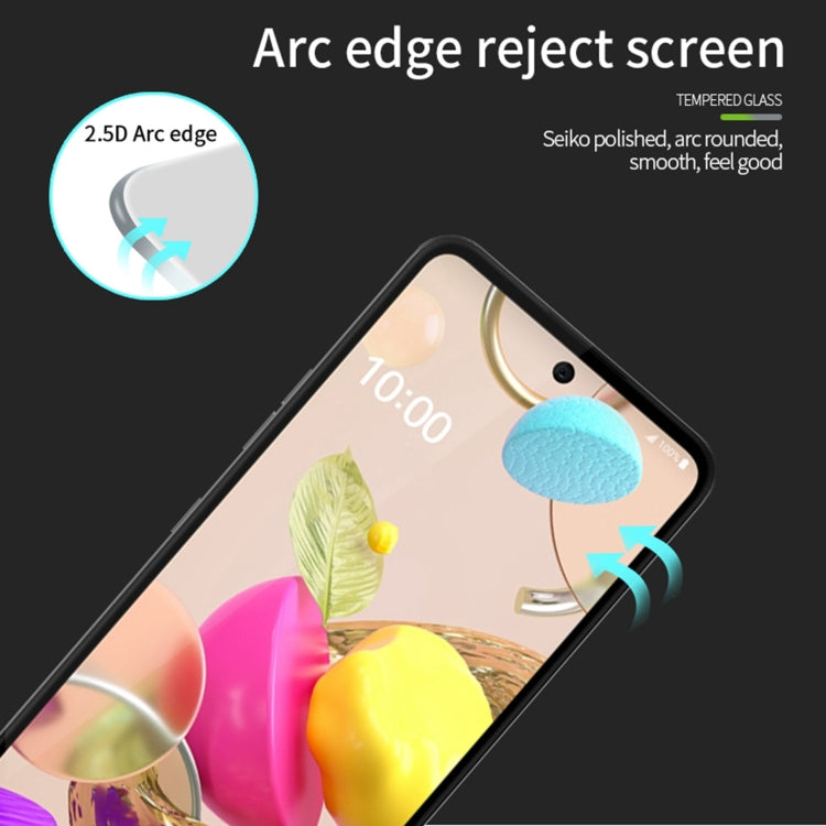 For Realme 10 Pro PINWUYO 9H 2.5D Full Screen Tempered Glass Film(Black) - Realme Tempered Glass by PINWUYO | Online Shopping UK | buy2fix