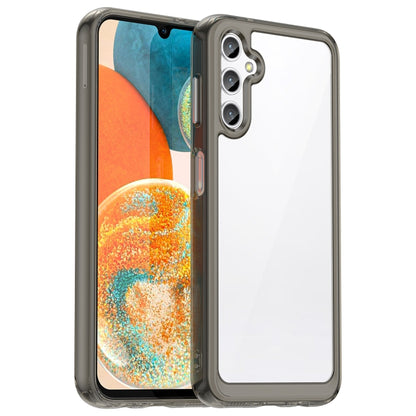 For Samsung Galaxy A14 4G Colorful Series Acrylic + TPU Phone Case(Transparent Grey) - Galaxy Phone Cases by buy2fix | Online Shopping UK | buy2fix