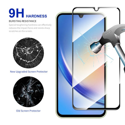 For Samsung Galaxy A34 5G / M34 / F34 10pcs ENKAY Hat-Prince Full Glue High Aluminum-silicon Tempered Glass Film - Galaxy Tempered Glass by ENKAY | Online Shopping UK | buy2fix