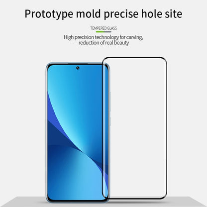 For Honor Magic5 MOFI 9H 3D Explosion Proof Thermal Bending Full Screen Covered With Tempered Glass Film(Black) - Honor Tempered Glass by MOFI | Online Shopping UK | buy2fix