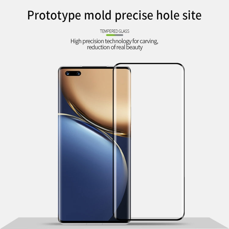 For Honor Magic5 Ultimate MOFI 9H 3D Explosion Proof Thermal Bending Full Screen Covered With Tempered Glass Film(Black) - Honor Tempered Glass by MOFI | Online Shopping UK | buy2fix