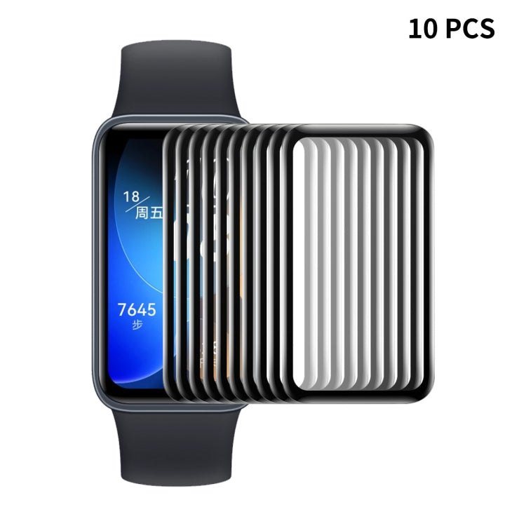 10pcs For Huawei Band 8 / 9 ENKAY Hat-Prince 3D Full Coverage Soft PC Edge + PMMA HD Screen Protector Film - Screen Protector by ENKAY | Online Shopping UK | buy2fix