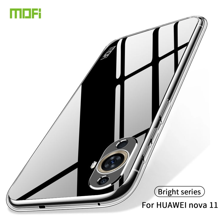 For Huawei nova 11 4G MOFI Ming Series Transparent Ultra-thin TPU Phone Case - Huawei Cases by MOFI | Online Shopping UK | buy2fix