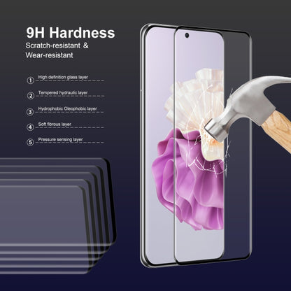 For Huawei P60 Pro / Art ENKAY 3D Curved Full Glue Hot Bending Tempered Glass Full Film - Huawei Tempered Glass by ENKAY | Online Shopping UK | buy2fix