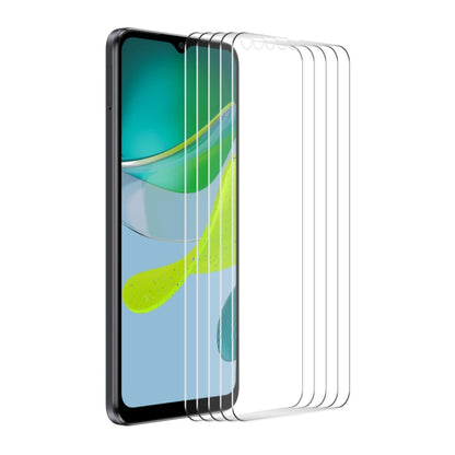 For Motorola Moto E13 5pcs ENKAY 0.26mm 9H 2.5D High Aluminum-silicon Tempered Glass Film - Motorola Tempered Glass by ENKAY | Online Shopping UK | buy2fix