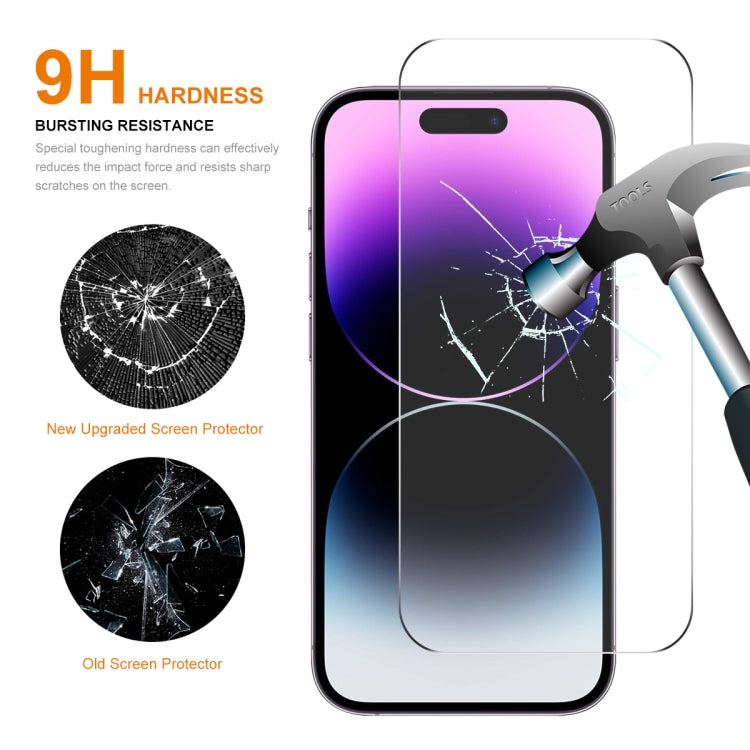 For iPhone 15 Pro Max ENKAY Hat-Prince 0.26mm 9H 2.5D High Aluminum-silicon Tempered Glass Film - iPhone 15 Pro Max Tempered Glass by ENKAY | Online Shopping UK | buy2fix