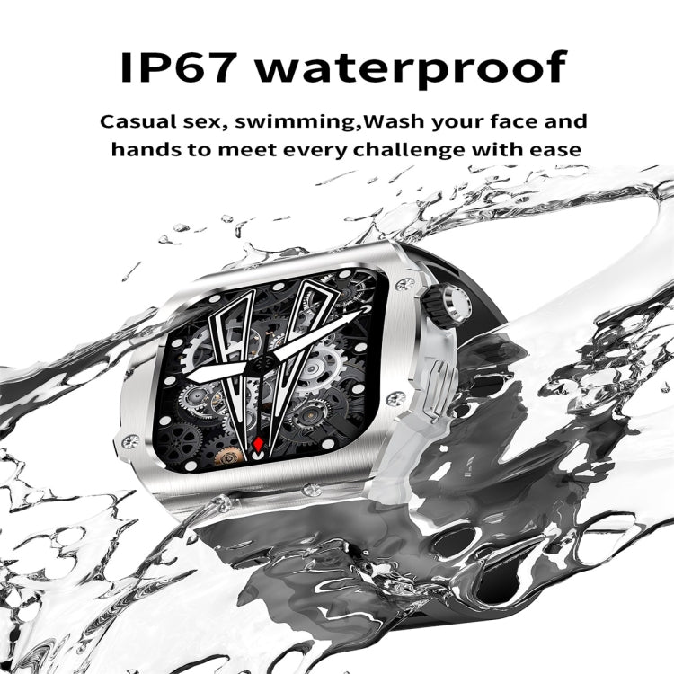 AK55 1.91 inch IP67 Waterproof Color Screen Smart Watch,Support Heart Rate / Blood Pressure / Blood Oxygen Monitoring(Red) - Smart Watches by buy2fix | Online Shopping UK | buy2fix