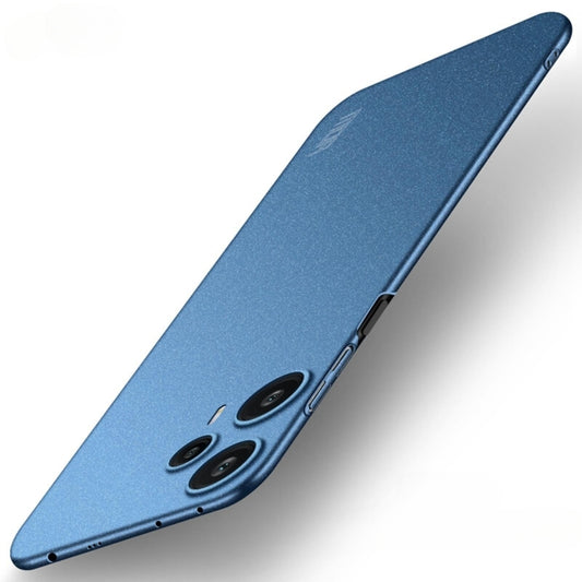 For Xiaomi Redmi Note 12 Turbo /Poco F5 5G MOFI Fandun Series Frosted PC Ultra-thin All-inclusive Phone Case(Blue) - Xiaomi Cases by MOFI | Online Shopping UK | buy2fix