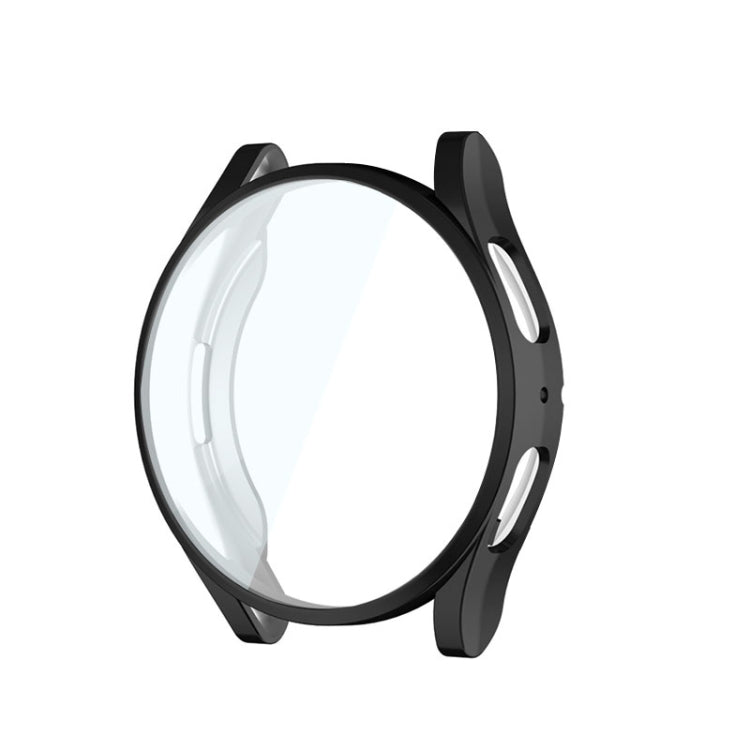 For Samsung Galaxy Watch6 40mm ENKAY Hat-Prince Full Coverage Electroplated Soft TPU Case with Screen Protection(Black) - Watch Cases by ENKAY | Online Shopping UK | buy2fix