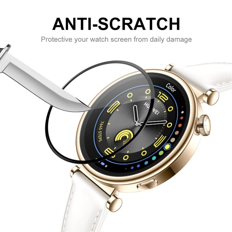 For Huawei Watch GT 4 41mm 5pcs ENKAY 3D Full Coverage Soft PC Edge PMMA HD Screen Film - Screen Protector by ENKAY | Online Shopping UK | buy2fix