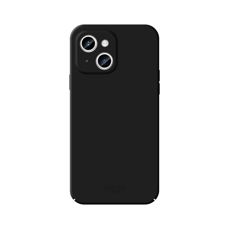 For iPhone 14 Plus MOFI Qin Series Skin Feel All-inclusive PC Phone Case(Black) - iPhone 14 Plus Cases by MOFI | Online Shopping UK | buy2fix