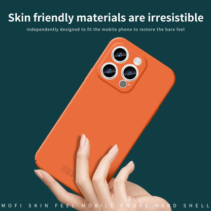 For iPhone 14 Pro Max MOFI Qin Series Skin Feel All-inclusive PC Phone Case(Orange) - iPhone 14 Pro Max Cases by MOFI | Online Shopping UK | buy2fix