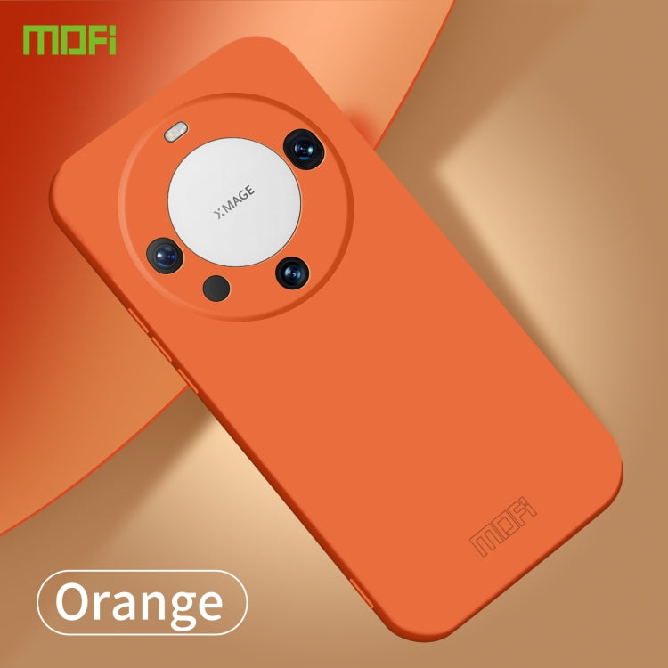 For Huawei Mate 60 Pro MOFI Qin Series Skin Feel All-inclusive PC Phone Case(Orange) - Huawei Cases by MOFI | Online Shopping UK | buy2fix