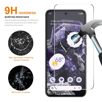 For Google Pixel 8 ENKAY Hat-Prince 0.26mm 9H 2.5D High Aluminum-silicon Tempered Glass Film - Google Tempered Glass by ENKAY | Online Shopping UK | buy2fix