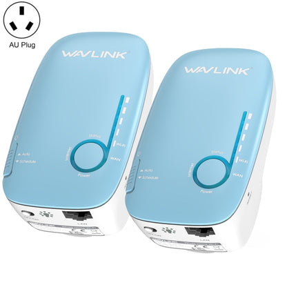 WAVLINK WN576K2 AC1200 Household WiFi Router Network Extender Dual Band Wireless Repeater, Plug:AU Plug (Blue) - Wireless Routers by WAVLINK | Online Shopping UK | buy2fix