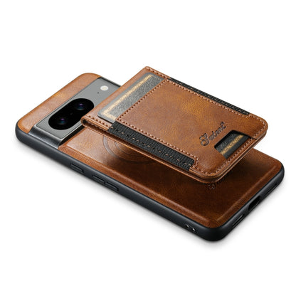 For Google Pixel 6 Pro Suteni H17 Oil Eax Leather Detachable Wallet Phone Case(Brown) - Google Cases by Suteni | Online Shopping UK | buy2fix