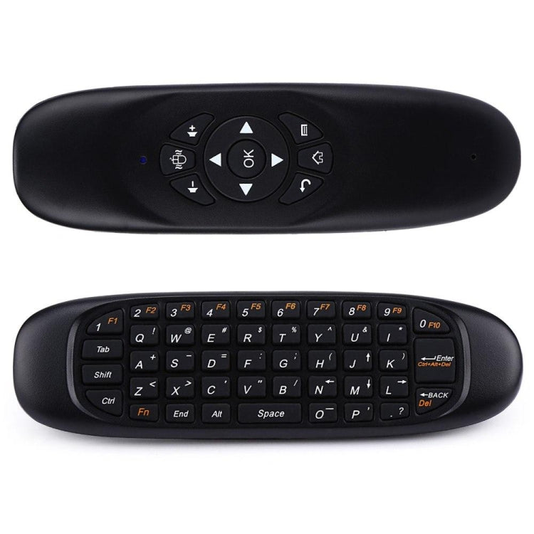 C120 2.4G Mini Keyboard Wireless Remote Mouse with 3-Gyro & 3-Gravity Sensor for PC / HTPC / IPTV / Smart TV and Android TV Box etc(Black) - Computer & Networking by buy2fix | Online Shopping UK | buy2fix