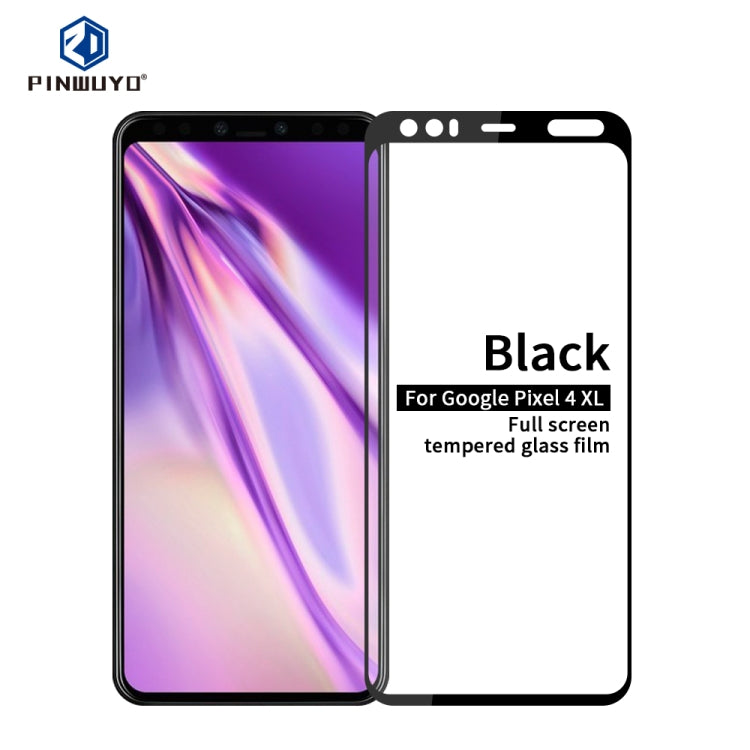 PINWUYO 9H 2.5D Full Screen Tempered Glass Film For Google Pixel 4XL(Black) - Google Tempered Glass by PINWUYO | Online Shopping UK | buy2fix