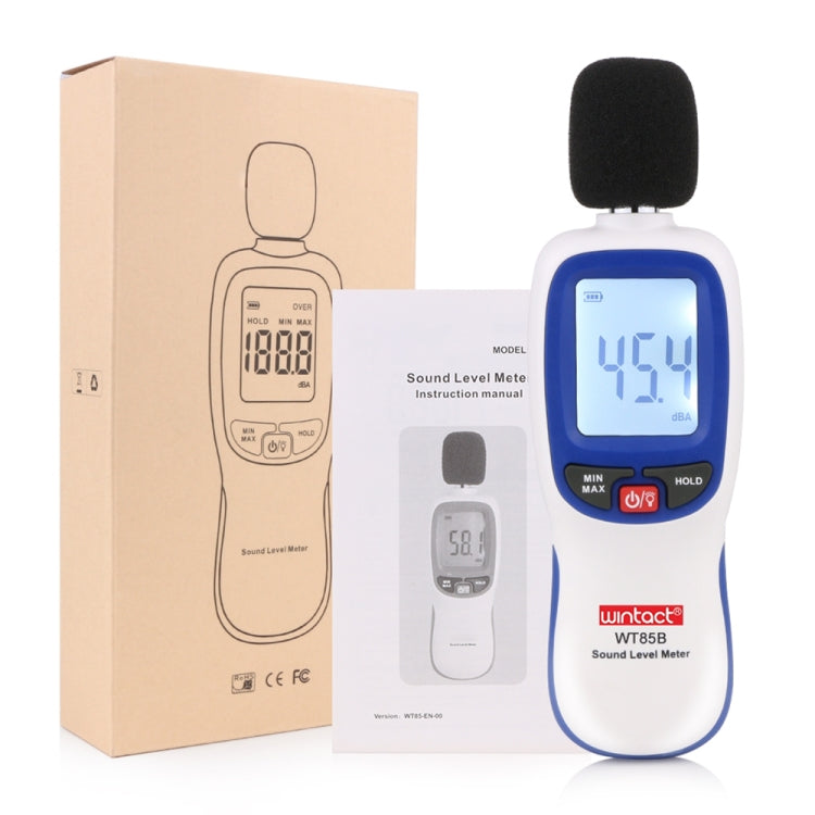 Wintact WT85B Sound Level Meter Digital Decibel Meter Digital Noise Meter Environmental Noise Tester - Consumer Electronics by Wintact | Online Shopping UK | buy2fix