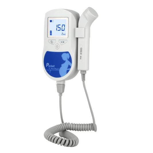 Baby Sound C   Fetal Doppler Prenatal Pocket Digital  Ultrasound Detector Angel Heartbeat Pregnant Doppler Prenatal Monitor(Blue) - Heart Rate Monitoring by buy2fix | Online Shopping UK | buy2fix