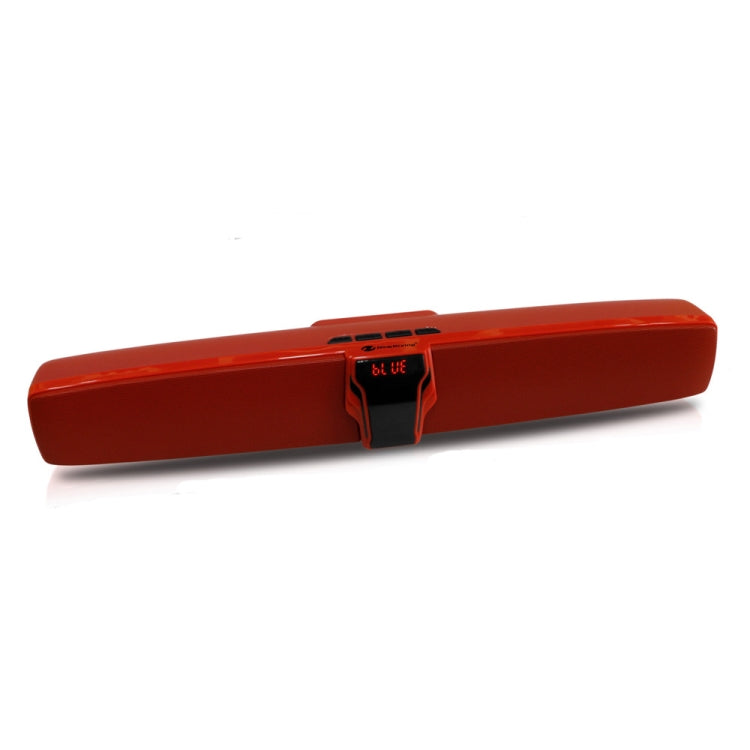 New Rixing NR7017 TWS Portable 10W Stereo Surround Soundbar Bluetooth Speaker with Microphone(Red) - Desktop Speaker by NewRixing | Online Shopping UK | buy2fix