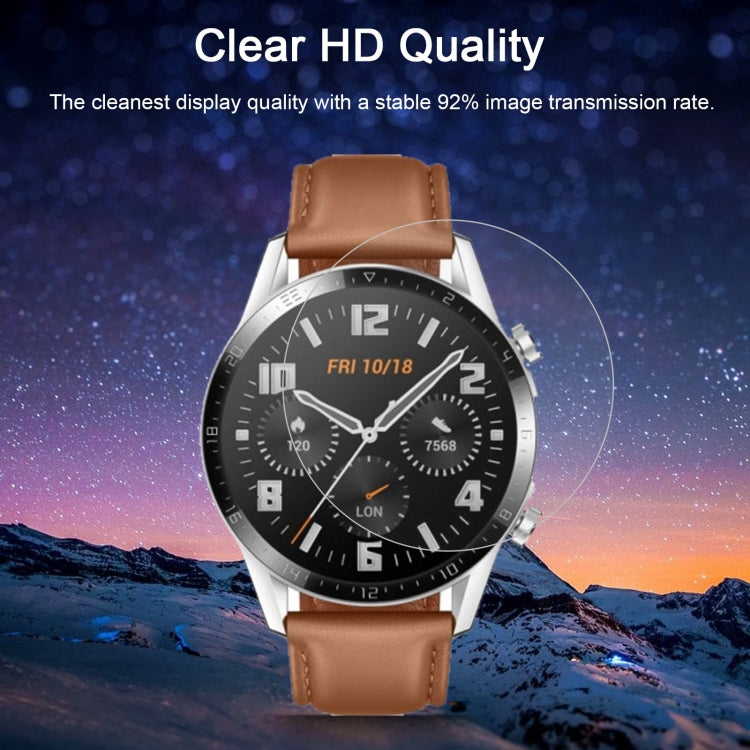 For HUAWEI Watch GT 2 46mm (2019) ENKAY Hat-Prince 0.2mm 9H 2.15D Curved Edge Tempered Glass Film - Screen Protector by ENKAY | Online Shopping UK | buy2fix