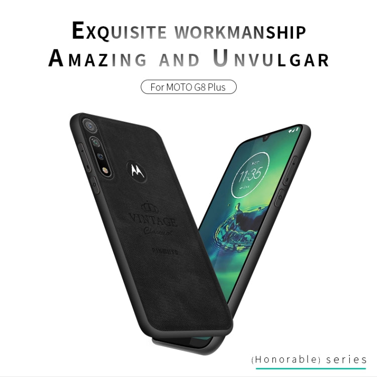 For MOTO G8 Plus PINWUYO Zun Series PC + TPU + Skin Waterproof And Anti-fall All-inclusive Protective Shell(Gray) - Motorola Cases by PINWUYO | Online Shopping UK | buy2fix